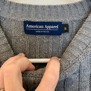 American Apparel Sweaters - American apparel grey cable knit sweater American Apparel Sweaters - American apparel grey cable knit sweater